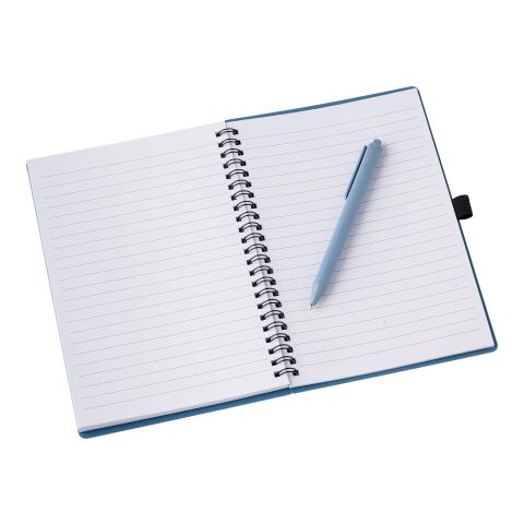 Anteckningsbok i vetestrå med penna Blå | Inget reklamtryck | Inte tillgängligt | Inte tillgängligt