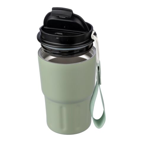 Stainless steel double walled mug Louisa beige | Inget reklamtryck | Inte tillgängligt | Inte tillgängligt