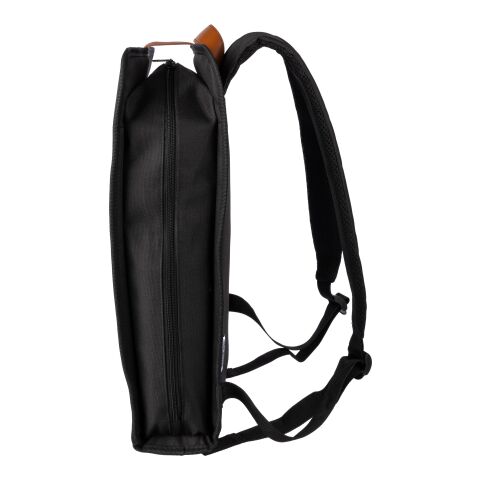 rPET (600D) polyester backpack Ralf Svart | Inget reklamtryck | Inte tillgängligt | Inte tillgängligt