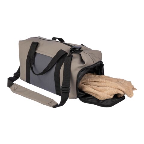 Polyester (600D) duffel bag Ines brun | Inget reklamtryck | Inte tillgängligt | Inte tillgängligt