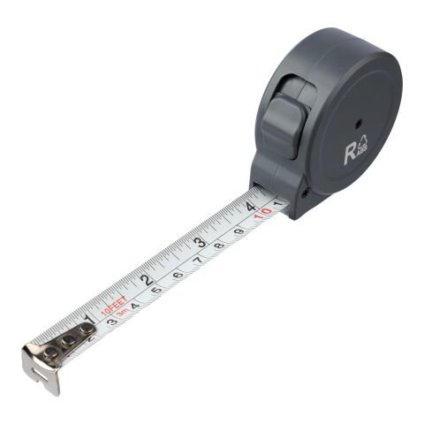Recycled ABS tape measure (3 meter) Ute Grå | Inget reklamtryck | Inte tillgängligt | Inte tillgängligt