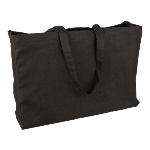 Oeko-Tex cotton (280 gsm) shopping bag Hugh Svart | Inget reklamtryck | Inte tillgängligt | Inte tillgängligt