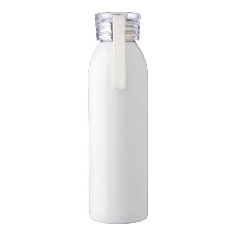 Stainless steel single-walled drinking bottle 650 ml Cindy Vit | Inget reklamtryck | Inte tillgängligt | Inte tillgängligt