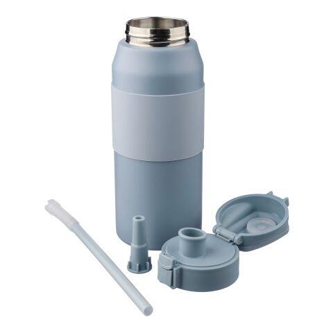 Stainless steel dubble-walled drinking bottle 800 ml Katie Vit | Inget reklamtryck | Inte tillgängligt | Inte tillgängligt