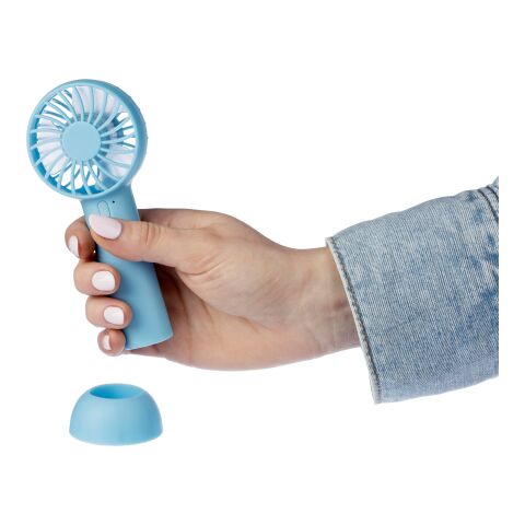 ABS electric hand fan Oren Ljusblå | Inget reklamtryck | Inte tillgängligt | Inte tillgängligt