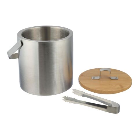 Double walled stainless steel ice bucket Fenwick Silver | Inget reklamtryck | Inte tillgängligt | Inte tillgängligt