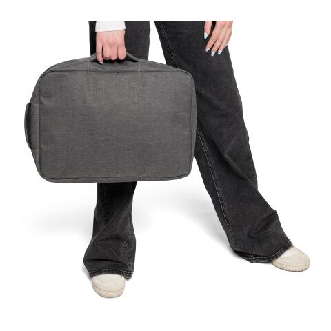 rPET (300D) polyester laptop backpack Eulalia Svart | Inget reklamtryck | Inte tillgängligt | Inte tillgängligt