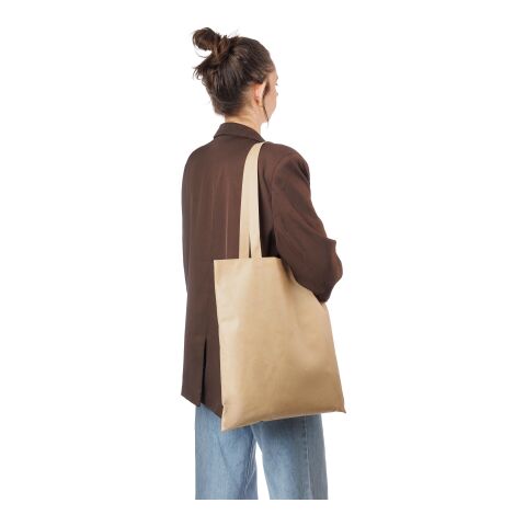 Nonwoven (80 gsm) shopping bag Taye Ljusblå | Inget reklamtryck | Inte tillgängligt | Inte tillgängligt