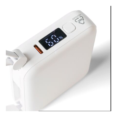 Recycled ABS powerbank Jona Svart | Inget reklamtryck | Inte tillgängligt | Inte tillgängligt