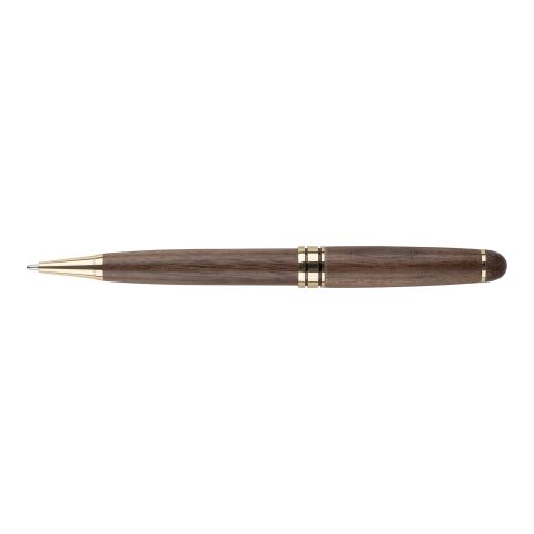 Walnut wooden twist ballpen Noa Brun | Inget reklamtryck
