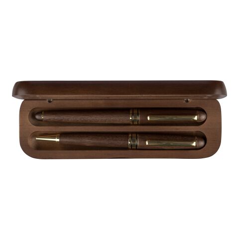 Walnut wooden twist ballpen Noa Brun | Inget reklamtryck | Inte tillgängligt | Inte tillgängligt