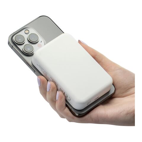 Recycled wireless charger powerbank Meno Svart | Inget reklamtryck | Inte tillgängligt | Inte tillgängligt