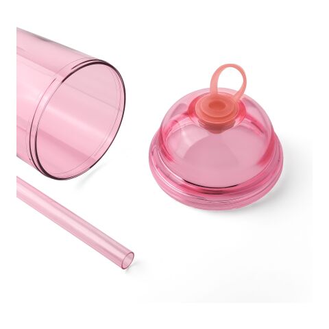 Travel drinking mug 500 ml Glow Rosa | Inget reklamtryck | Inte tillgängligt | Inte tillgängligt