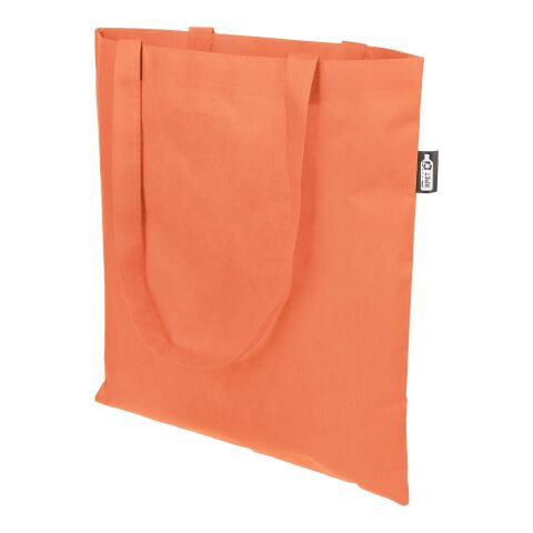 Recycled nonwoven (80 gsm) shopping bag Vian Orange | Inget reklamtryck | Inte tillgängligt | Inte tillgängligt