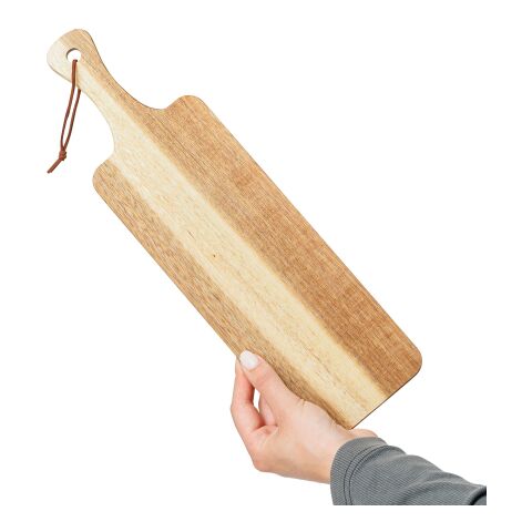 Cutting board Walter | Recycled acacia | With handle Brun