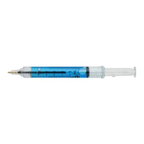 Recycled ABS syringe shaped ballpen Dr. David Transparent