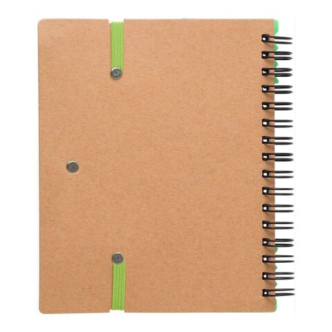 Recycled paper notebook Angela Ljusgrön