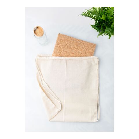 Gympapåse/Ryggsäck i bomull (120 g) beige