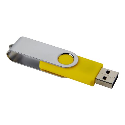 USB-minne (16 GB) med twist-funktion Svart/Silver | Inget reklamtryck | Inte tillgängligt | Inte tillgängligt