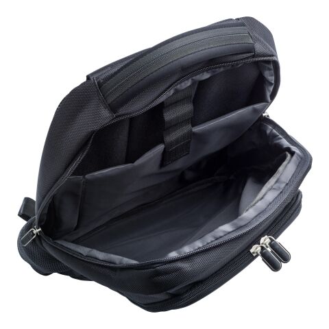 Ryggsäck i rejäl polyester (1680D) Svart | Inget reklamtryck | Inte tillgängligt | Inte tillgängligt