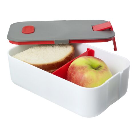 Lunchbox i PP och silikon Röd | Inget reklamtryck | Inte tillgängligt | Inte tillgängligt