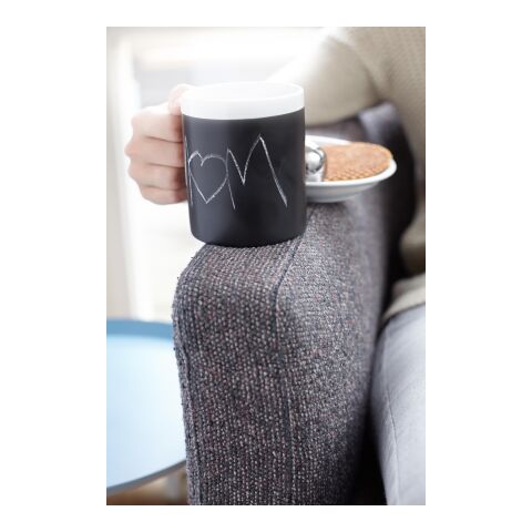 Mugg i stengods med krita (300 ml) Koboltblå | Inget reklamtryck | Inte tillgängligt | Inte tillgängligt