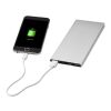 Plate 8 000 mAh powerbank i aluminium Standard | Silver | Inget reklamtryck | Inte tillgängligt | Inte tillgängligt