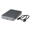 Avis 10 000 mAh magnetisk powerbank i RCS-återvunnet aluminium  Gun Metal CT
