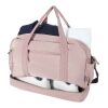Puffer duffelväska med isolerad botten av återvunnen GRS, 30 l  Dusty Pink