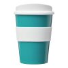Americano® Medio 300 ml mugg med grepp Aquablå-Vit | Inget reklamtryck | Inte tillgängligt | Inte tillgängligt