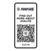 Avalite  kortärmad unisex T-shirt av Aware™-återvunnet material Standard | Vit | XS | Inget reklamtryck | Inte tillgängligt | Inte tillgängligt | Inte tillgängligt