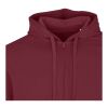 Jasper 280 g/m² unisex-huvtröja av återvunnet ekologiskt OCS-material Djup vinröd | L