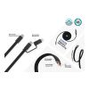 Arc ultra-tunn 60W 2-1-1 magnetisk kabel RCS orange