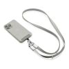 Nivo Crossbody lanyard i RCS återvunnen PET grå