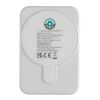 Stellar RCS återvunnen plast 5000 mah 5W magnetisk powerbank vit | Inget reklamtryck | Inte tillgängligt | Inte tillgängligt
