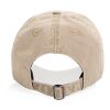 BEAU AWARE™ Keps med 6 paneler i 270gsm tvättad bomullstwill beige