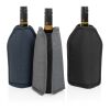 Vino AWARE™ RPET wine cooler sleeve svart | Inget reklamtryck | Inte tillgängligt | Inte tillgängligt