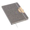 rPET (300D) notebook A5 Ernst Grå