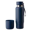 Stainless steel double-walled bottle (500 ml) Lieselotte Svart | Inget reklamtryck | Inte tillgängligt | Inte tillgängligt