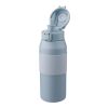 Stainless steel dubble-walled drinking bottle 800 ml Katie Vit | Inget reklamtryck | Inte tillgängligt | Inte tillgängligt