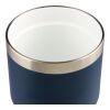 Recycled stainless steel double-walled travel mug (350 ml) Ayen Blå