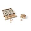 Pine wooden mini Sudoku set Kenza Brun | Inget reklamtryck