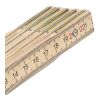 Birchwood foldable ruler Ezio Brun | Inget reklamtryck | Inte tillgängligt | Inte tillgängligt
