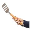 Stainless steel barbecue spatula Saphira Brun | Inget reklamtryck
