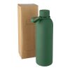 Recycled stainless steel double-walled drinking bottle (500 ml) Sena Grön | Inget reklamtryck | Inte tillgängligt | Inte tillgängligt
