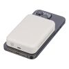 Recycled wireless charger powerbank Meno Vit | Inget reklamtryck | Inte tillgängligt | Inte tillgängligt