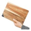 Cutting board Heinz | Recycled acacia | With knife sharpener Brun