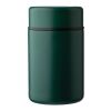 Stainless steel double walled lunch pot Niko Svart