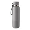 Stainless steel double-walled bottle (500 ml) Lieselotte Grå