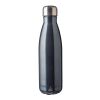 Recycled stainless steel single-walled flask 650 ml Cliff Svart